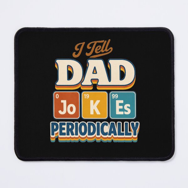 Item preview, I Tell Dad Jokes Periodically Funny Science Pun Vintage Chemistry Periodical Table Chart designed and sold by FernaRoje.