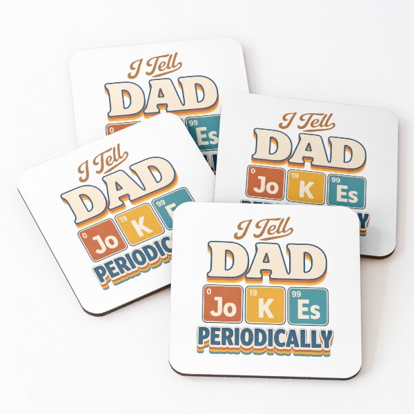 Item preview, I Tell Dad Jokes Periodically Funny Science Pun Vintage Chemistry Periodical Table Chart designed and sold by FernaRoje.