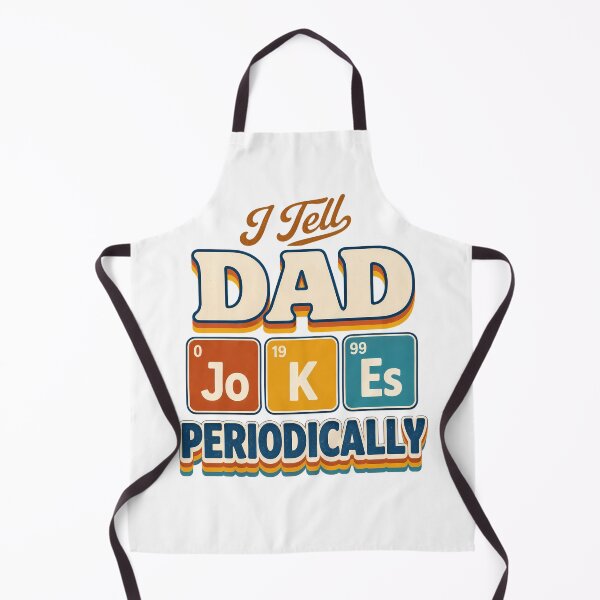 Item preview, I Tell Dad Jokes Periodically Funny Science Pun Vintage Chemistry Periodical Table Chart designed and sold by FernaRoje.