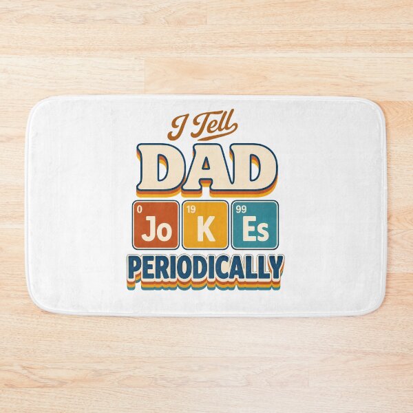 Item preview, I Tell Dad Jokes Periodically Funny Science Pun Vintage Chemistry Periodical Table Chart designed and sold by FernaRoje.