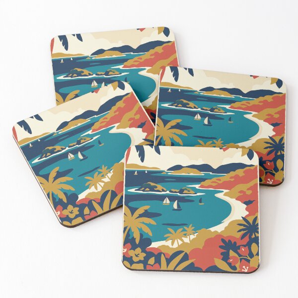 Item preview, Virgin Islands National Park USA Travel Vintage designed and sold by RareDeerArt.