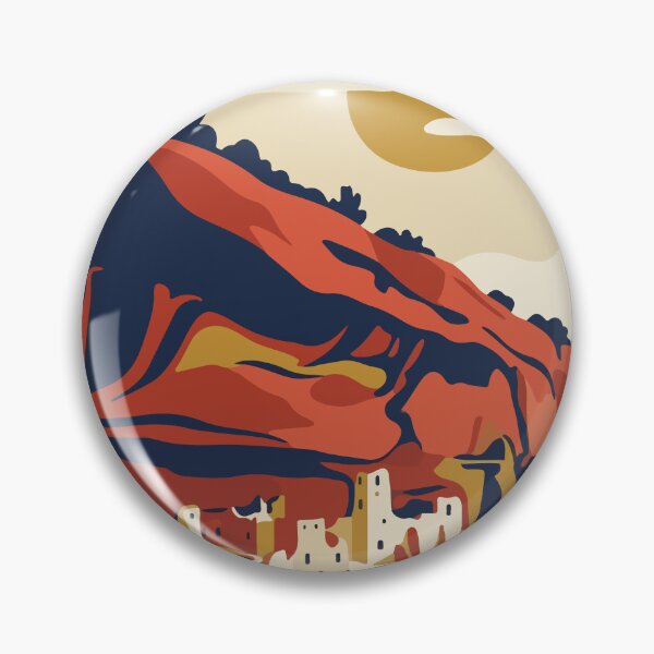 Item preview, Parque Nacional Mesa Verde, EE. UU. Viajes vintage designed and sold by RareDeerArt.
