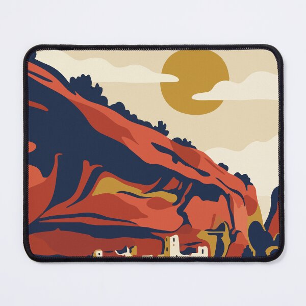 Item preview, Mesa Verde National Park USA Travel Vintage designed and sold by RareDeerArt.
