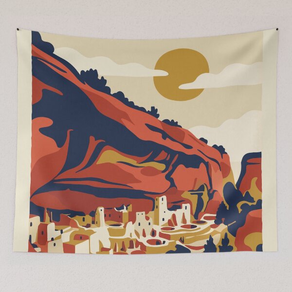 Item preview, Mesa Verde National Park USA Travel Vintage designed and sold by RareDeerArt.