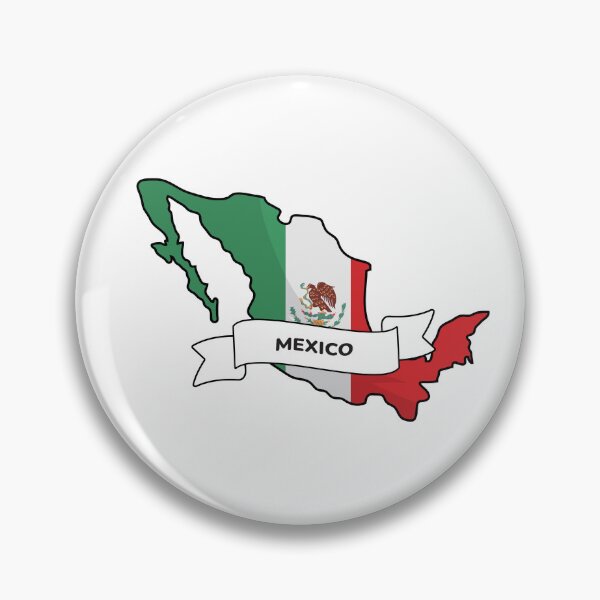 Item preview, Mexico Map Flag Silhouette Graphic designed and sold by Travel.Art.