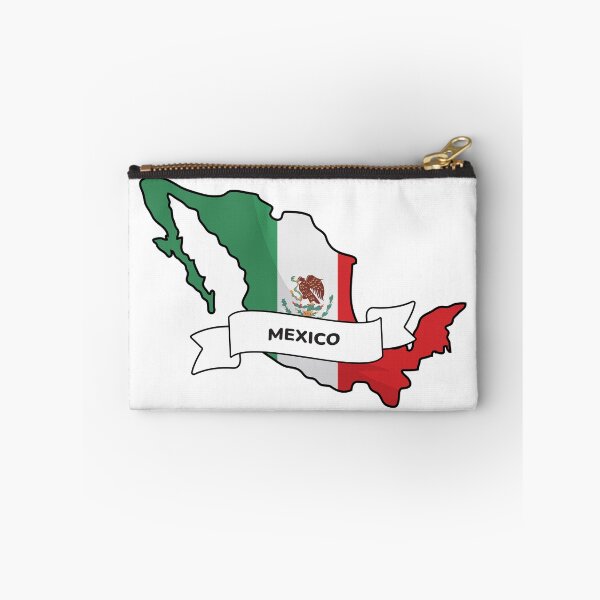 Item preview, Mexico Map Flag Silhouette Graphic designed and sold by Travel.Art.