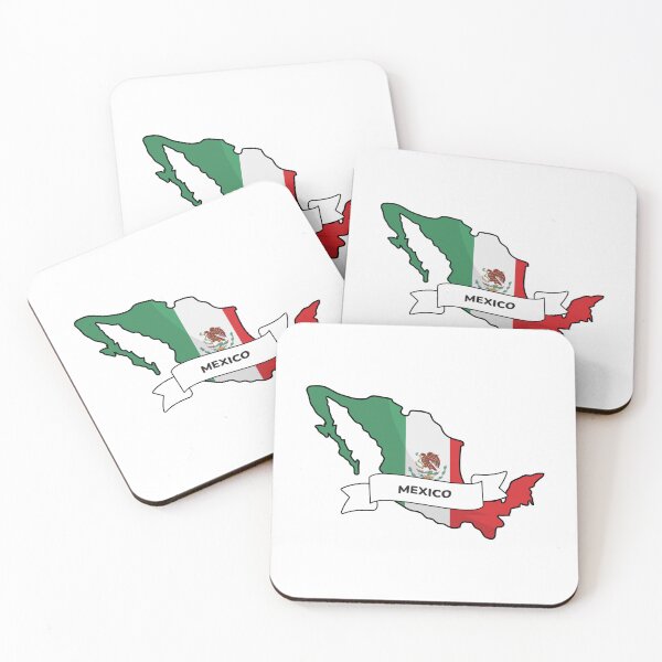 Item preview, Mexico Map Flag Silhouette Graphic designed and sold by Travel.Art.