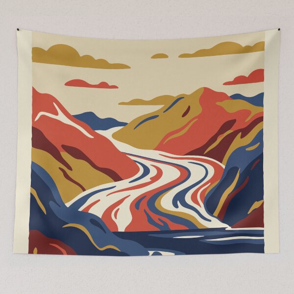 Item preview, Kenai Fjords National Park USA Travel Vintage designed and sold by RareDeerArt.