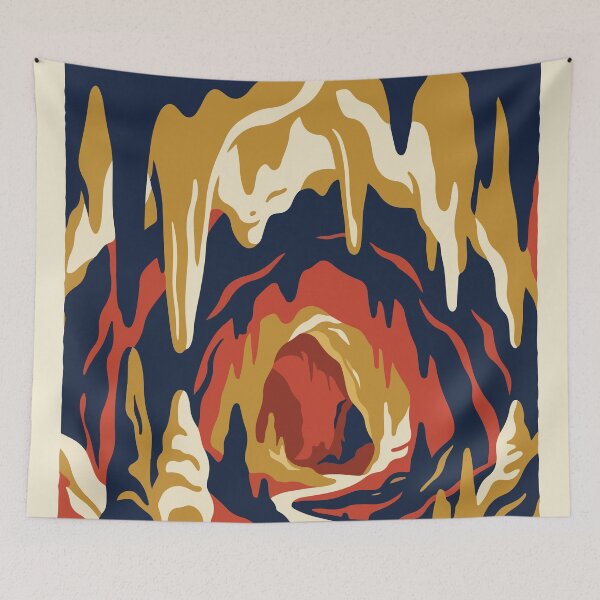 Item preview, Carlsbad Caverns National Park USA Travel Vintage designed and sold by RareDeerArt.