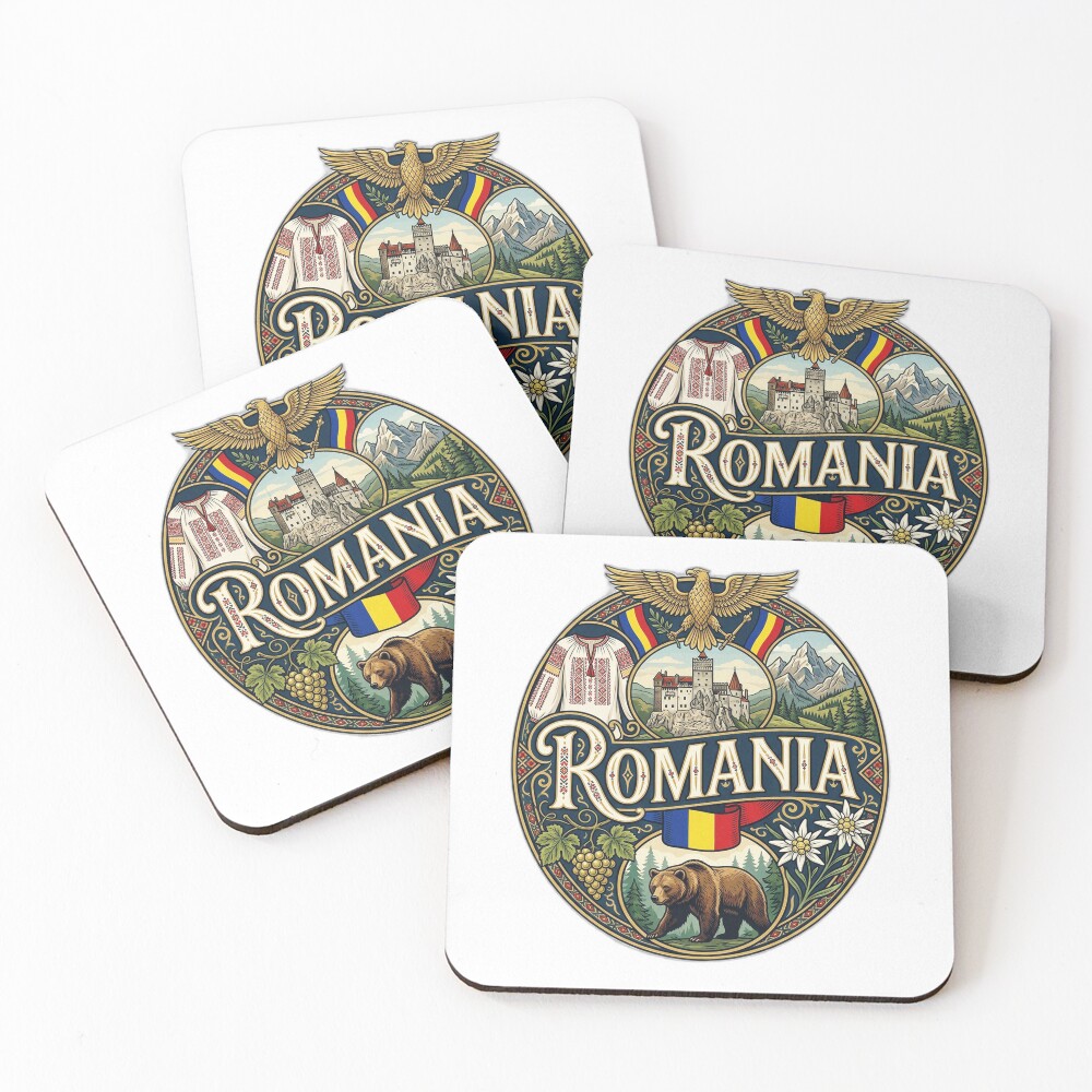 Item preview, Coasters (Set of 4) designed and sold by FunFitsFactory.