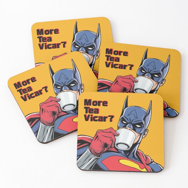 Item preview, Superhero drinking tea  designed and sold by The Curious Cow.