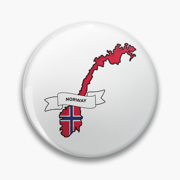 Item preview, Norway Map Flag Silhouette Graphic designed and sold by Travel.Art.