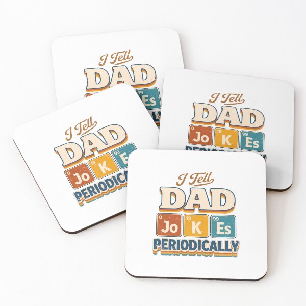 Item preview, I Tell Dad Jokes Periodically Funny Science Pun Vintage Chemistry Periodical Table Chart designed and sold by FernaRoje.