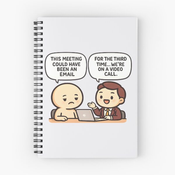 Item preview, Funny Remote Work Meeting Quote Workplace Humor Video Call designed and sold by Aesthetic-Avenue.
