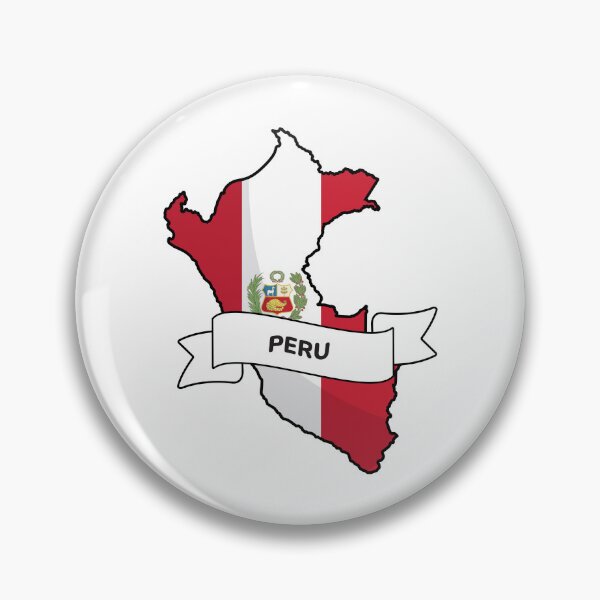 Item preview, Peru Map Flag Silhouette Graphic designed and sold by Travel.Art.