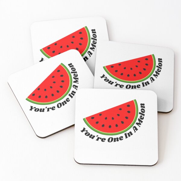 Item preview, You're One In A Melon Funny Watermelon Fruit Pun designed and sold by Mittal-Designs.