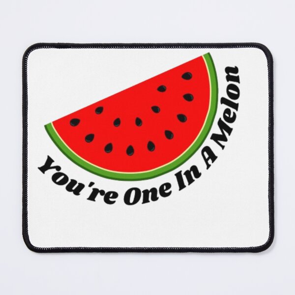 Item preview, You're One In A Melon Funny Watermelon Fruit Pun designed and sold by Mittal-Designs.