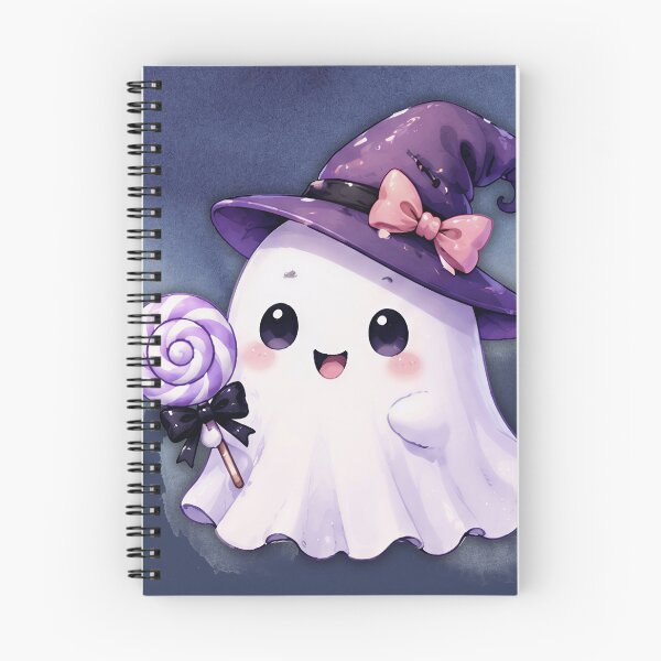 Item preview, Cute Ghost Witch Candy Halloween Pastel designed and sold by Soluna Studio.