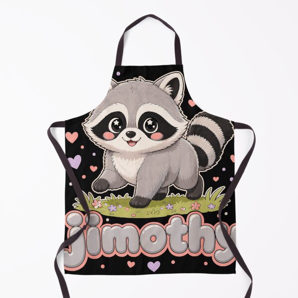 Artikelvorschau, Jimothy Waschbär personalisierter Kindername Wildtier entworfen und verkauft von Hugosploosh.