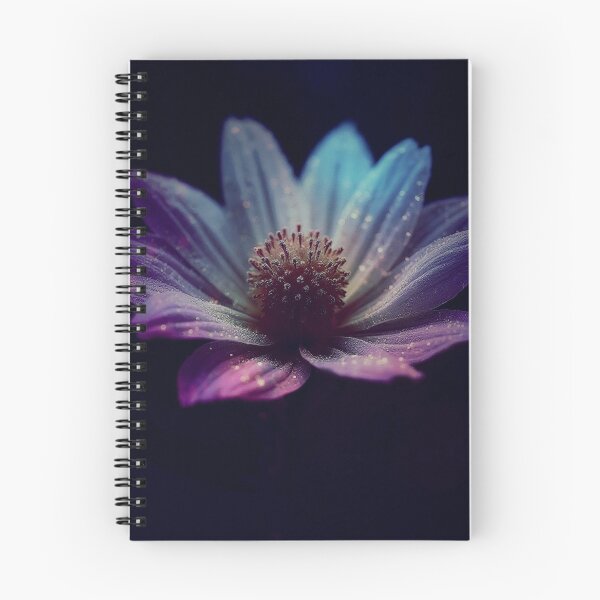 Item preview, Glowing Ethereal Purple Fantasy Flower with Stardust designed and sold by WitchyBotanicaArt.