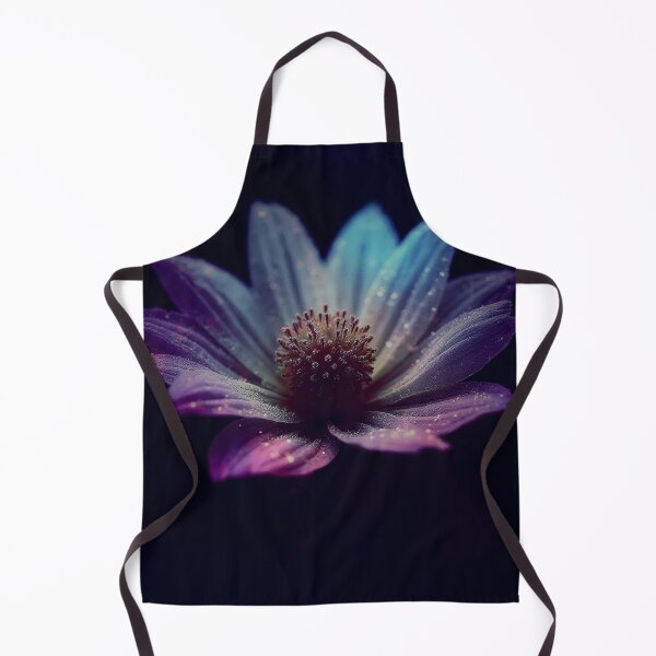 Item preview, Glowing Ethereal Purple Fantasy Flower with Stardust designed and sold by WitchyBotanicaArt.
