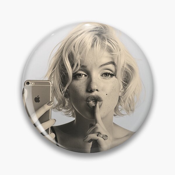 Item preview, Glamour Marilyn phone selfie designed and sold by KreativKulture.