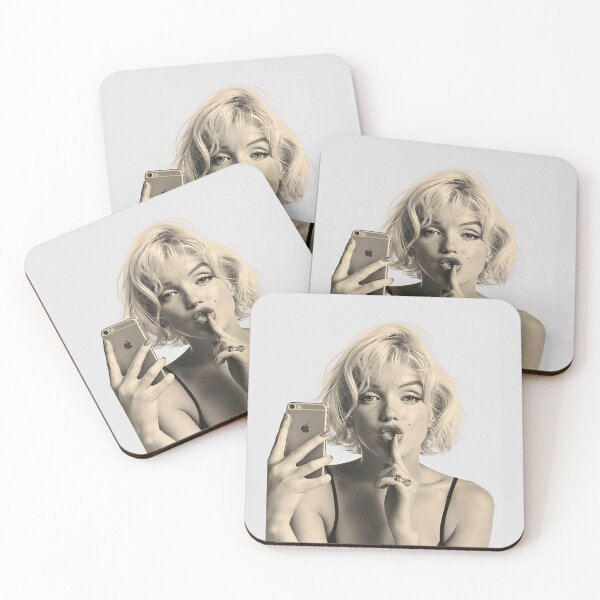 Item preview, Glamour Marilyn phone selfie designed and sold by KreativKulture.
