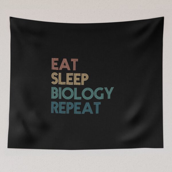 Item preview, Eat Sleep Biology Repeat - Gift For Biology Fans designed and sold by kindxinn.