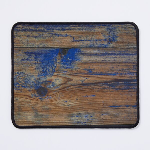 Item preview, Horizontal Coastal Barnwood with Faded Blue Paint and Wood Knots designed and sold by NorthWild.