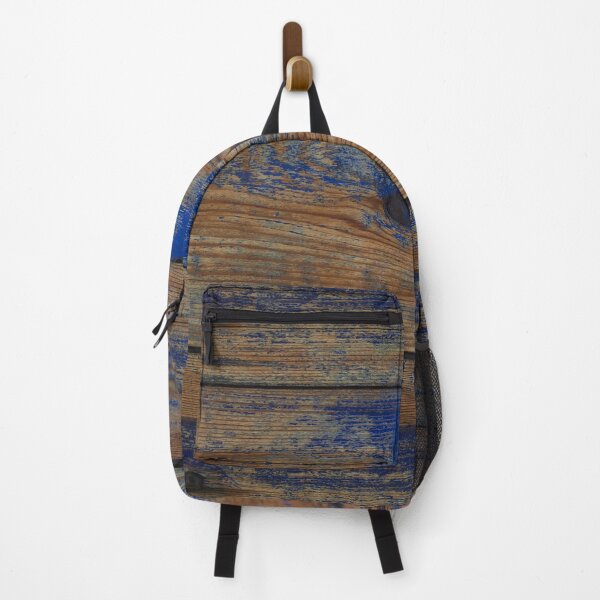 Item preview, Horizontal Coastal Barnwood with Faded Blue Paint and Wood Knots designed and sold by NorthWild.