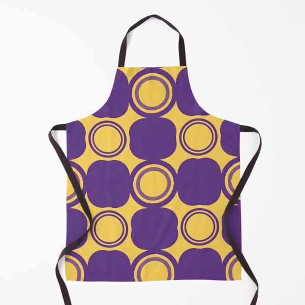 Item preview, Purple and Yellow Retro Geometric Circles Seamless Pattern Throw Pillow designed and sold by FestivityFinds.