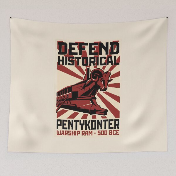 Item preview, Defend Historical Pentykonter Warship Ram designed and sold by SplashTastic.
