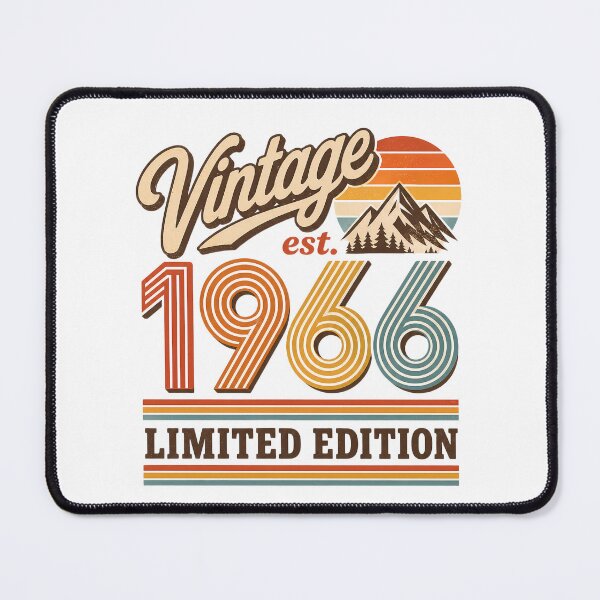 Item preview, Vintage 1966, 60th Birthday Gift (Distressed Design) designed and sold by FernaRoje.