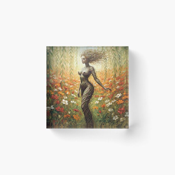 Item preview, Mother Nature Willow Spirit - Fantasy Botanical Art designed and sold by RAMIX-Y2K.