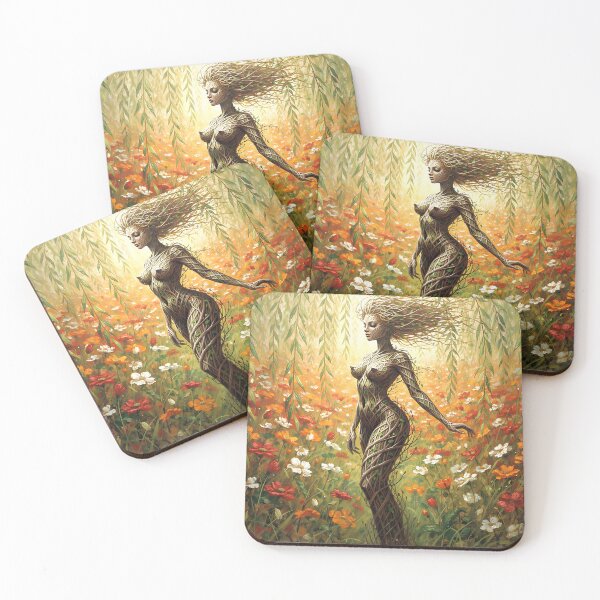 Item preview, Mother Nature Willow Spirit - Fantasy Botanical Art designed and sold by RAMIX-Y2K.