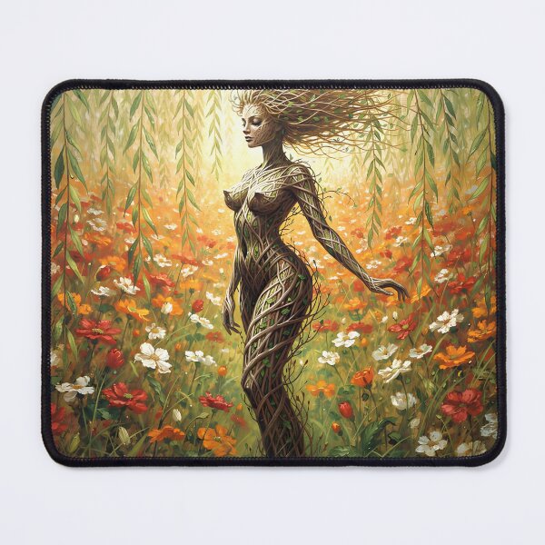 Item preview, Mother Nature Willow Spirit - Fantasy Botanical Art designed and sold by RAMIX-Y2K.