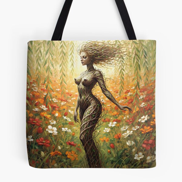 Item preview, Mother Nature Willow Spirit - Fantasy Botanical Art designed and sold by RAMIX-Y2K.