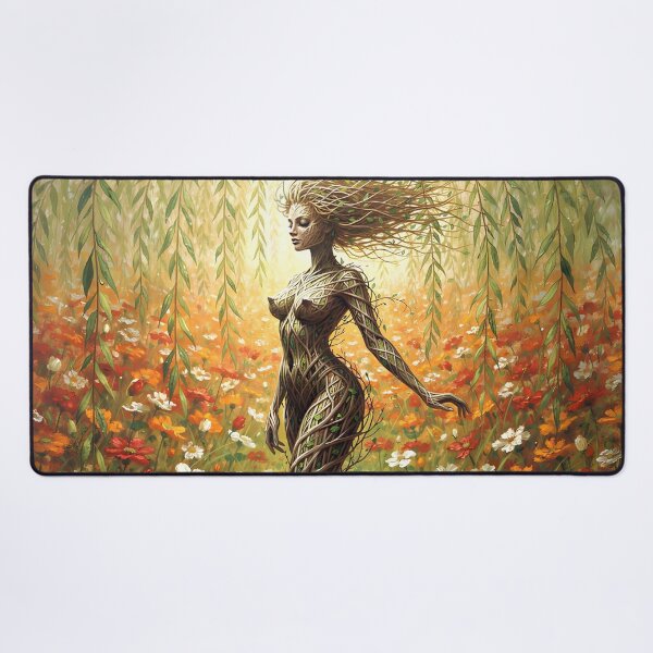 Item preview, Mother Nature Willow Spirit - Fantasy Botanical Art designed and sold by RAMIX-Y2K.