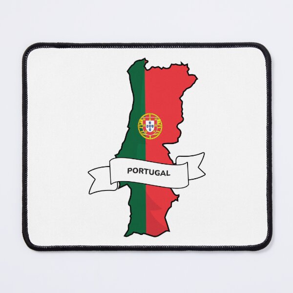 Item preview, Portugal Map Flag Silhouette Graphic designed and sold by Travel.Art.