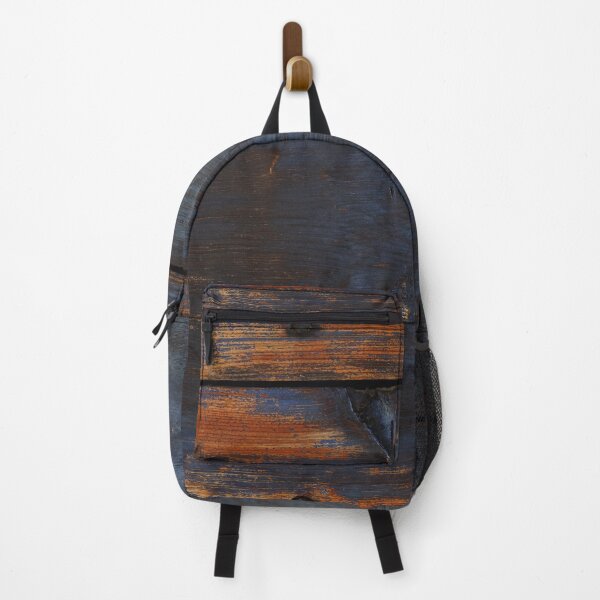 Item preview, Dark Indigo Blue Wood Planks with Warm Amber Contrast and Knots designed and sold by NorthWild.