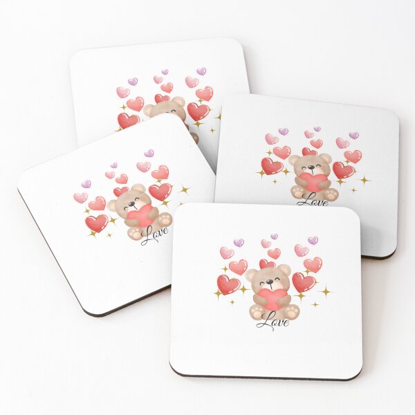 Item preview, Bear with hearts designed and sold by IvonneDesigns.