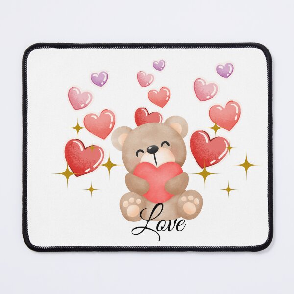 Item preview, Bear with hearts designed and sold by IvonneDesigns.