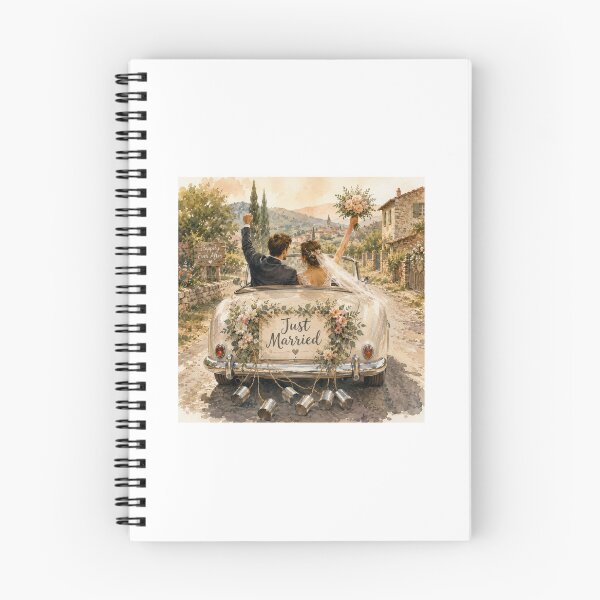 Item preview, Just Married – A Journey of Love Begins designed and sold by NestDesigns01.