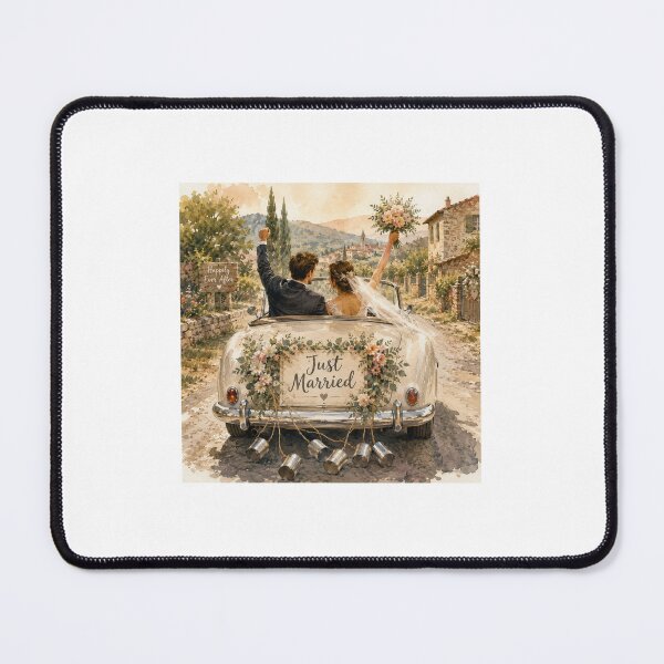 Item preview, Just Married – A Journey of Love Begins designed and sold by NestDesigns01.