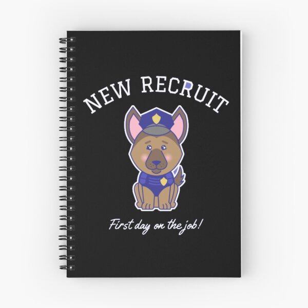 Item preview, New Recruit First Day On The Job - Cute German Shepherd Police K9 Puppy designed and sold by GenZFashion000.