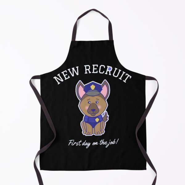 Item preview, New Recruit First Day On The Job - Cute German Shepherd Police K9 Puppy designed and sold by GenZFashion000.