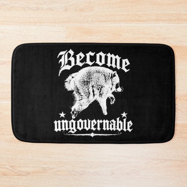 Item preview, Become Ungovernable Raccoon Freedom Rebellion Individualist designed and sold by Hugosploosh.