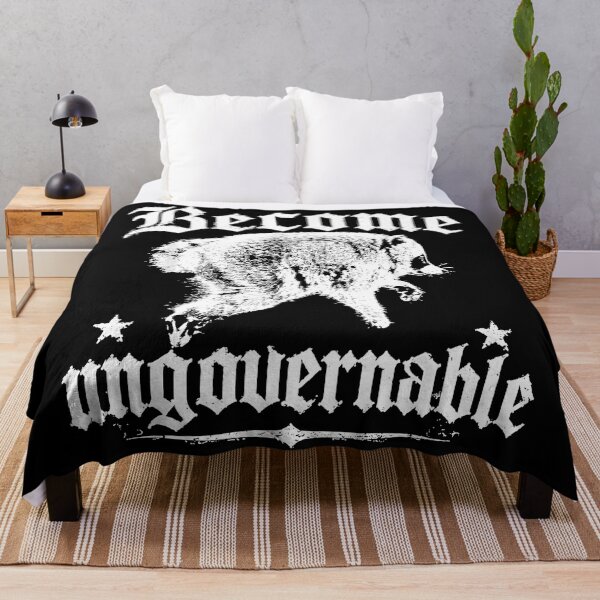 Item preview, Become Ungovernable Raccoon Freedom Rebellion Individualist designed and sold by Hugosploosh.
