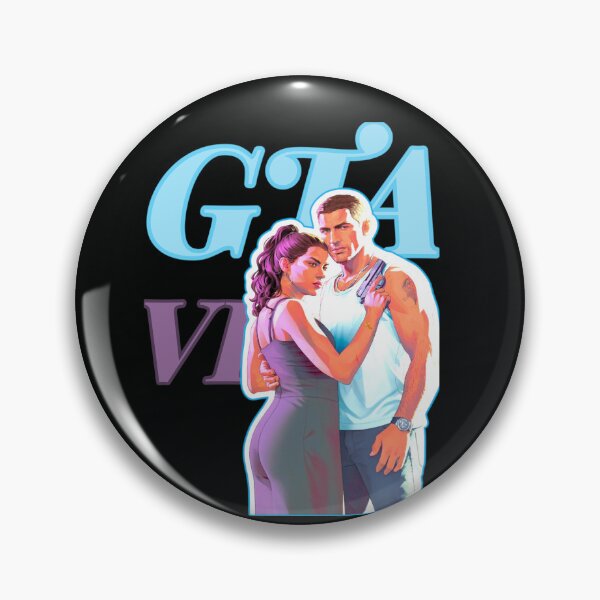 Item preview, Vice City Vibes Open World Action Gaming Lucia & James Graphic Sticker designed and sold by zenithdecalco.
