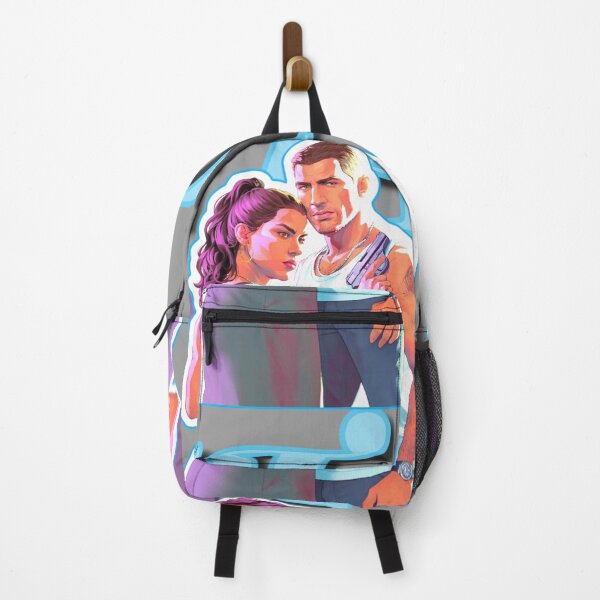 Item preview, Vice City Vibes Open World Action Gaming Lucia & James Graphic Sticker designed and sold by zenithdecalco.